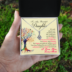 To My Beautiful Daughter - Alluring Beauty Necklace